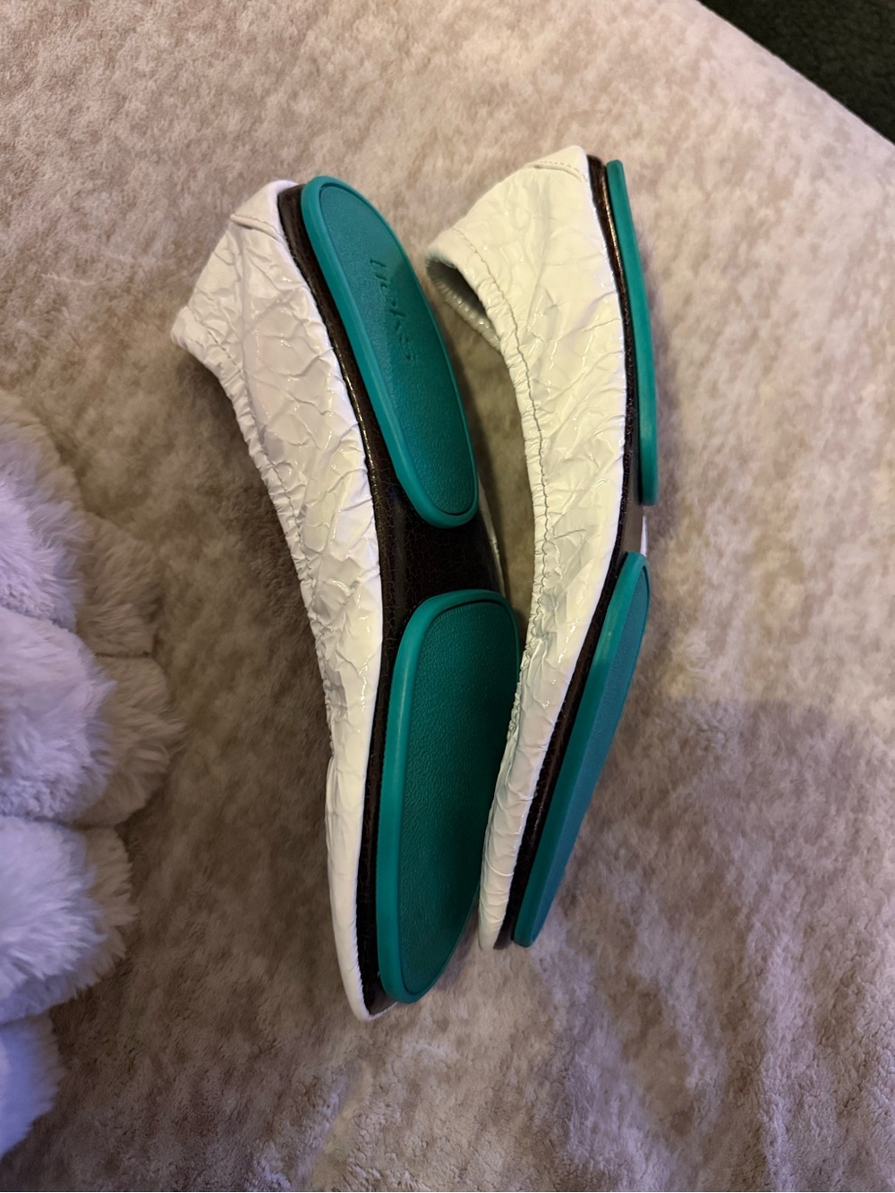 Diamond White Croc Tieks - Picture 3 of 6